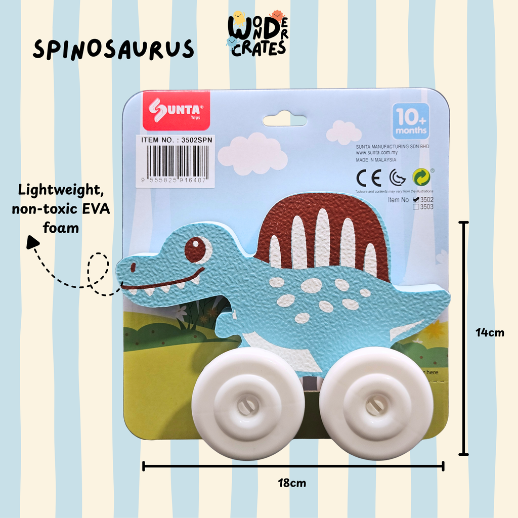 Spinosaurus Push & Play Foam Toy - Dinosaur Series