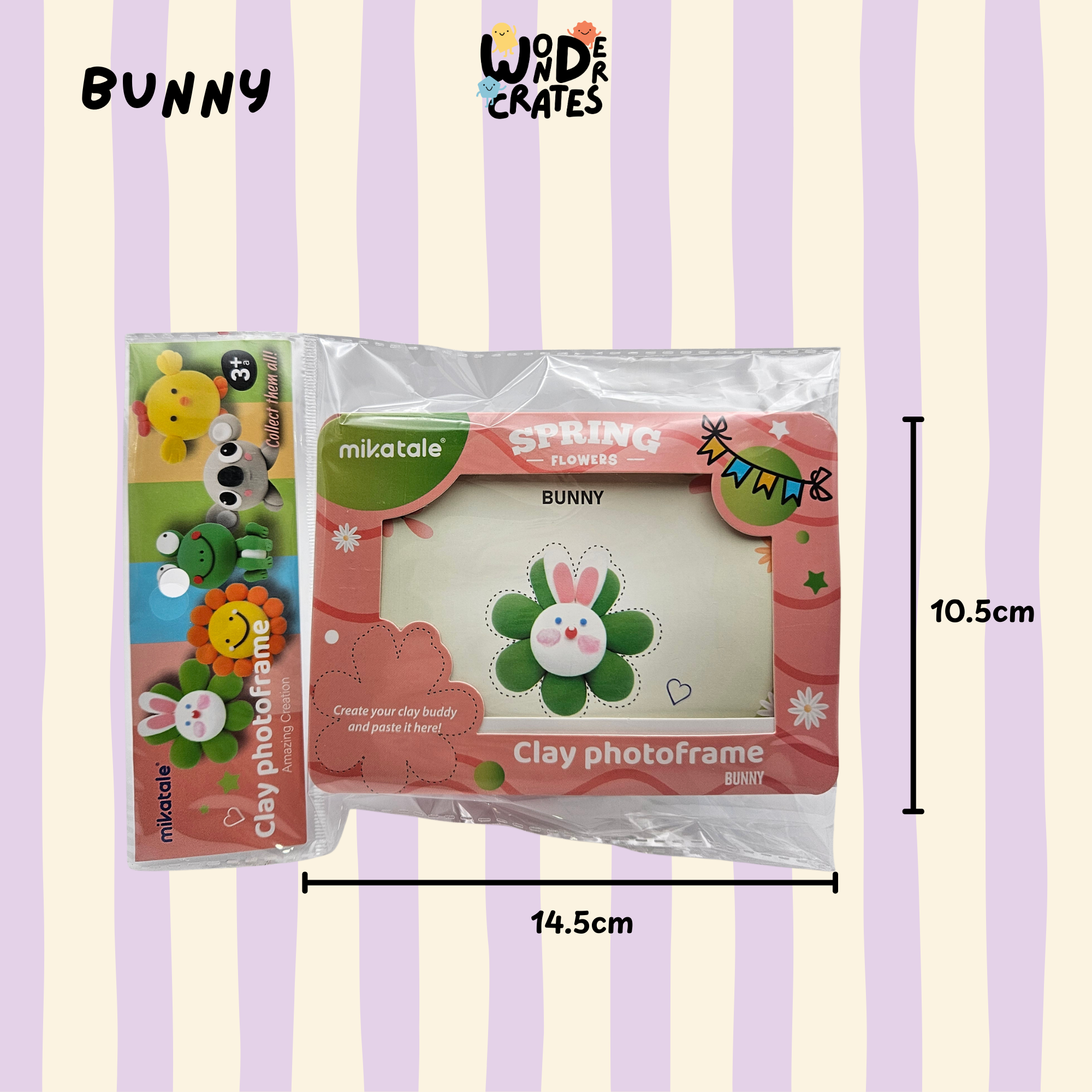 Bunny Air Dry Clay DIY Photo Frame Kit