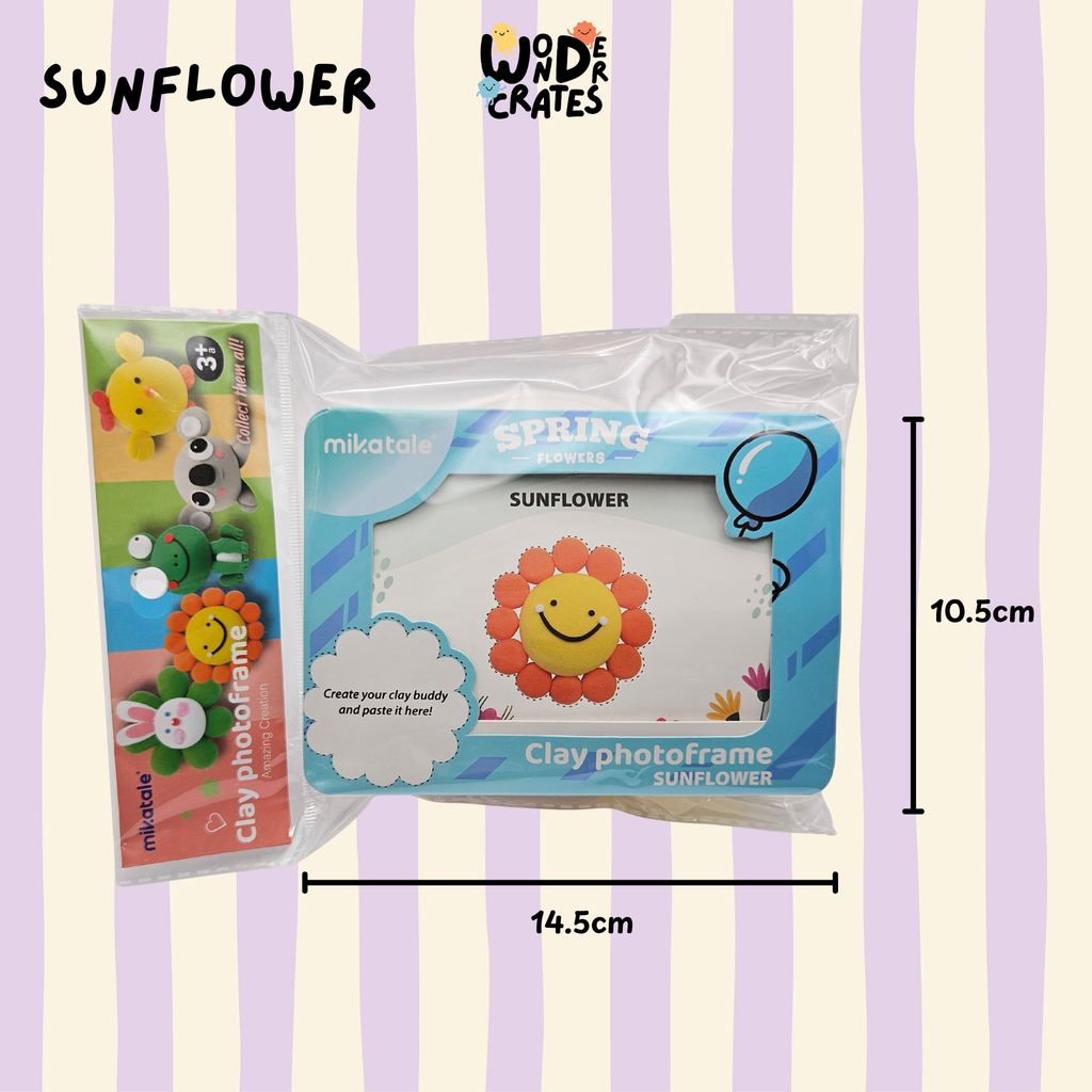 Sunflower Air Dry Clay DIY Photo Frame Kit