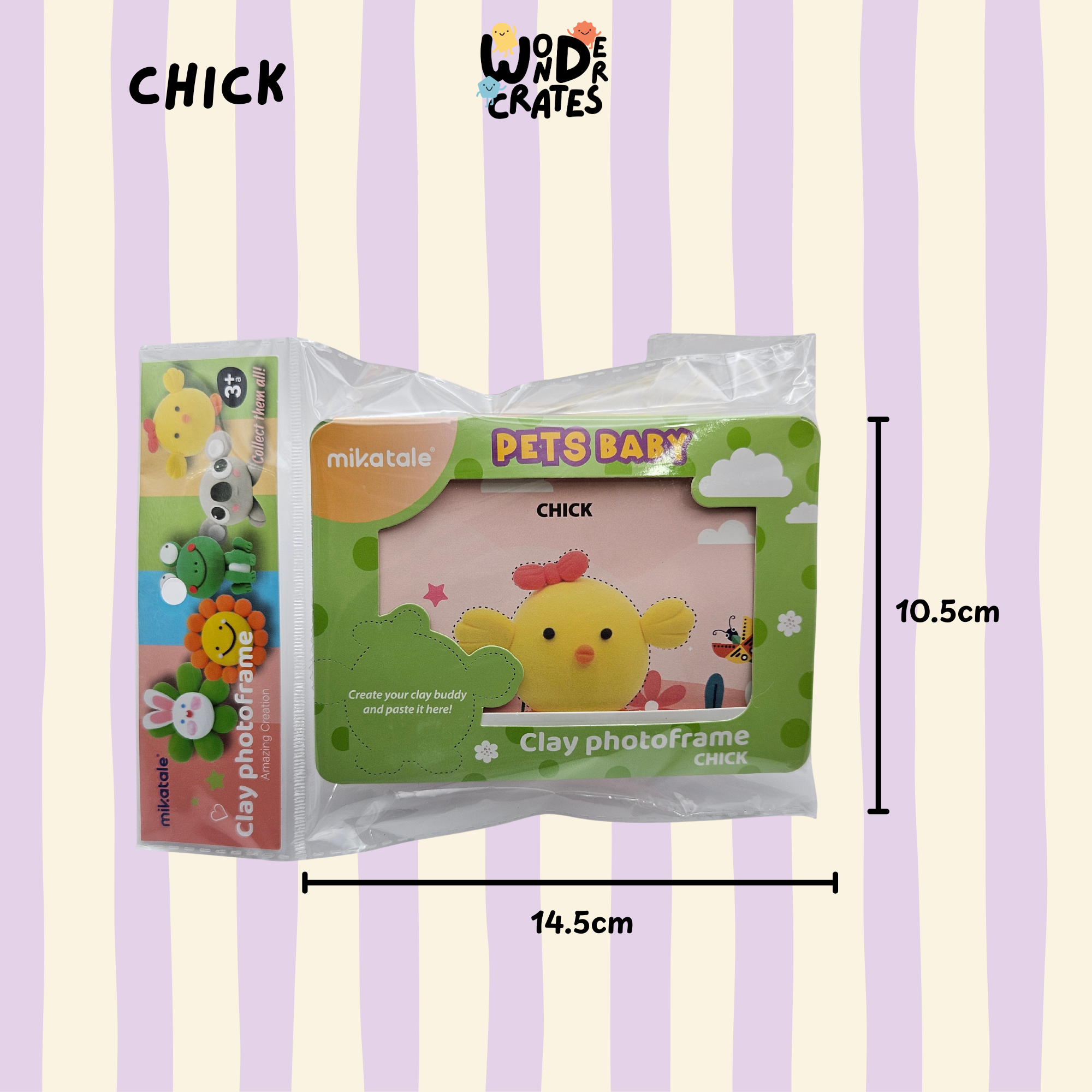 Chick Air Dry Clay DIY Photo Frame Kit