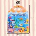 Ocean World Reusable Jelly Sticker Book