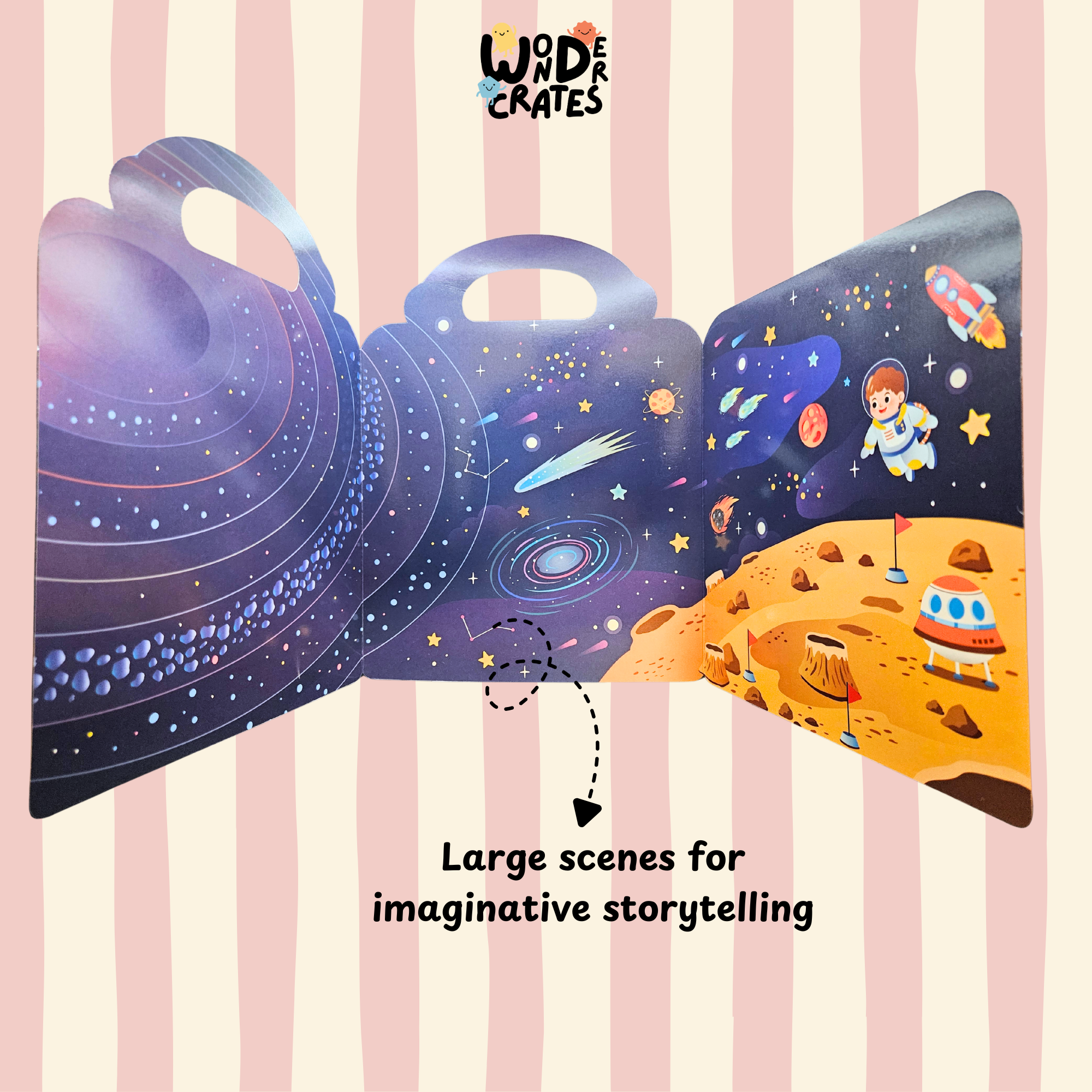 Space Reusable Jelly Sticker Book