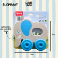 Elephant Push & Play Foam Toy - Animal Series