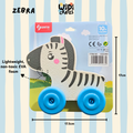 Zebra Push & Play Foam Toy - Animal Series