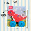 T-Rex Push & Play Foam Toy - Dinosaur Series